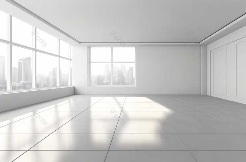 白色公司会议室装修空旷空间摄影图,高清,摄影图,摄影图片,图片大全,摄影图免费下载